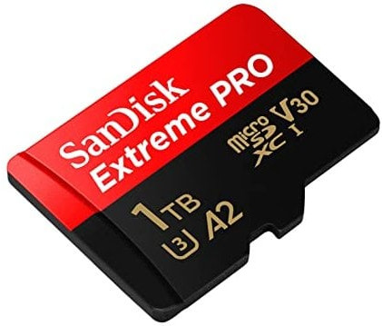 SanDisk microSDXC Extreme Pro 1TB 140 MB/s vorne