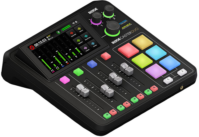 Rode Rodecaster Duo Schwarz vorne