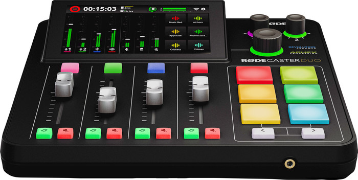 Rode Rodecaster Duo Schwarz vorne