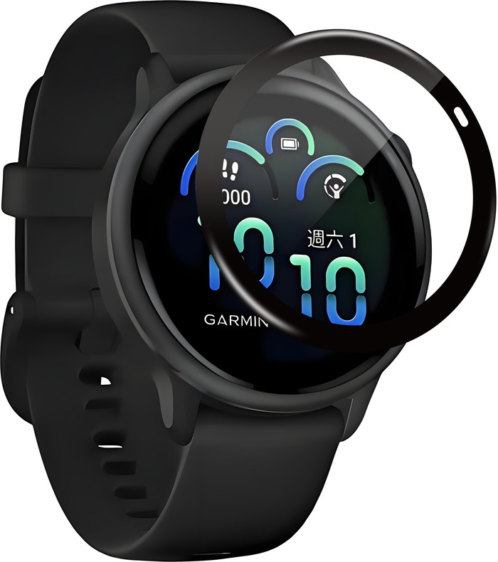 BlueBuilt Garmin vívoactive 6 Screen Protector left side