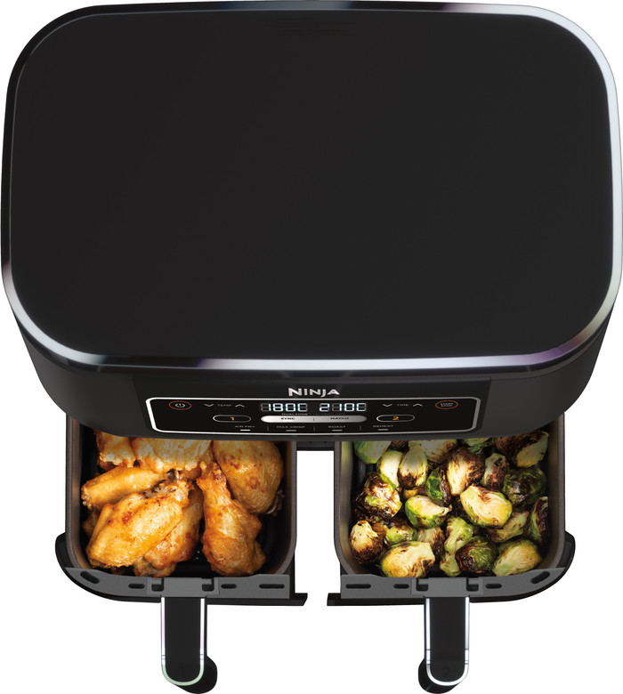 Ninja Foodi Dual Zone Heißluftfritteuse AF200EU oberseite