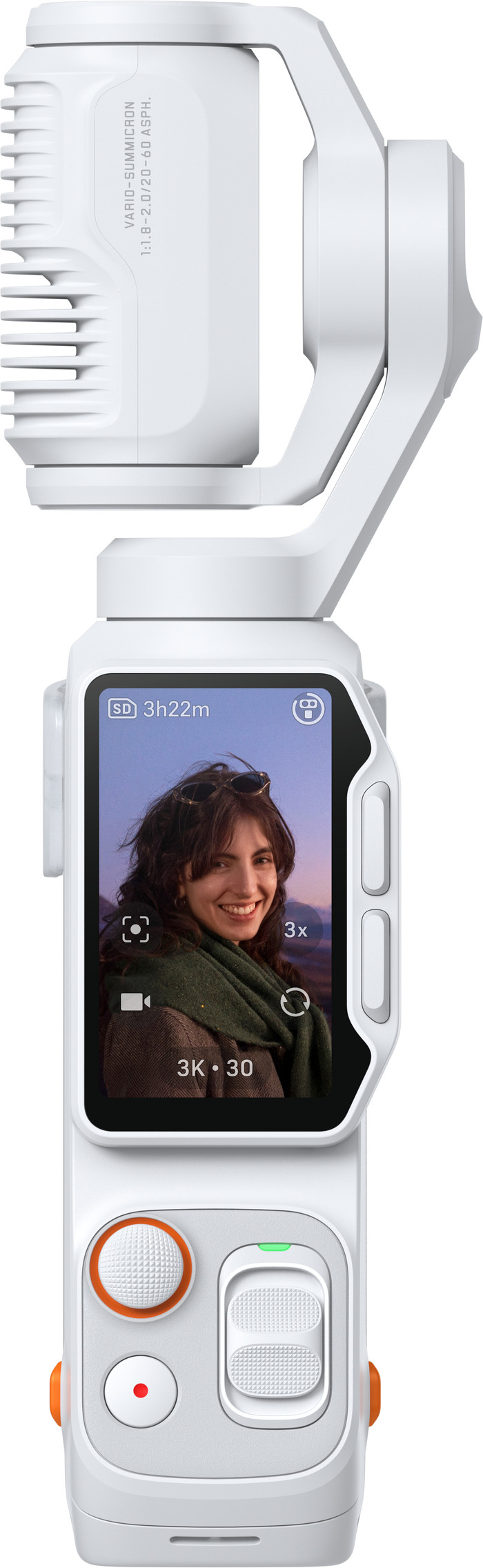 Insta360 Luna Ultra Weiß vorne