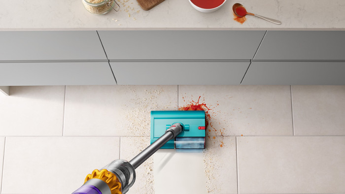 Dyson V15s Detect Submarine produkt in gebrauch