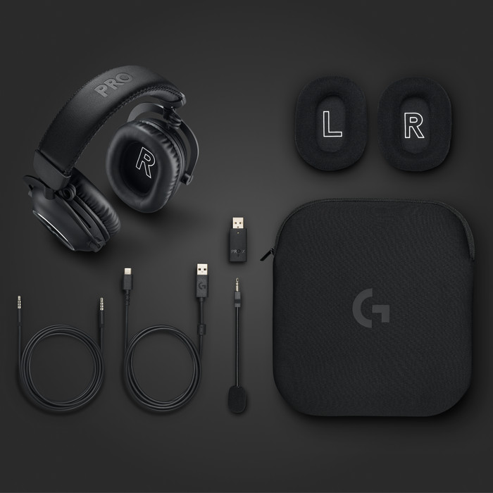 Logitech G PRO X 2 LIGHTSPEED Wireless Gaming Headset Black null