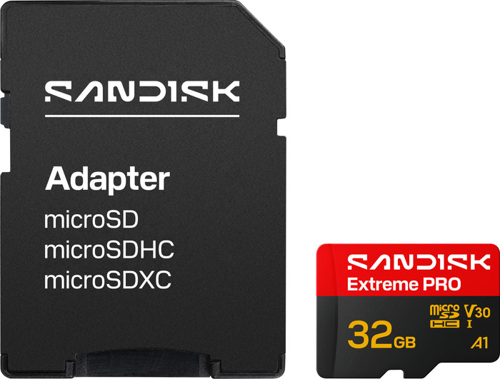 SANDISK Extreme PRO microSDHC 32GB 90 MB/s vorne