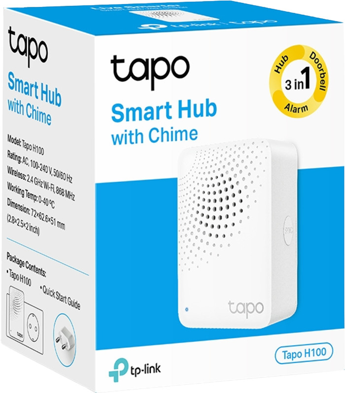 TP-Link Tapo H100 Hub produkt in gebrauch