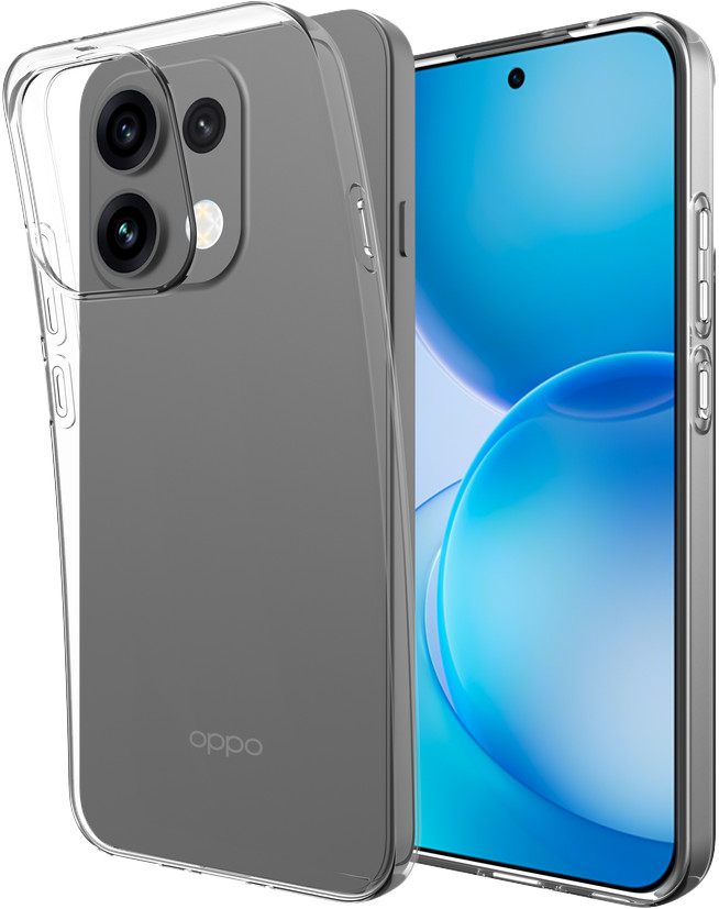 Just in Case Soft Design OPPO Reno16 / Reno16 Pro Backcover Transparent linke seite