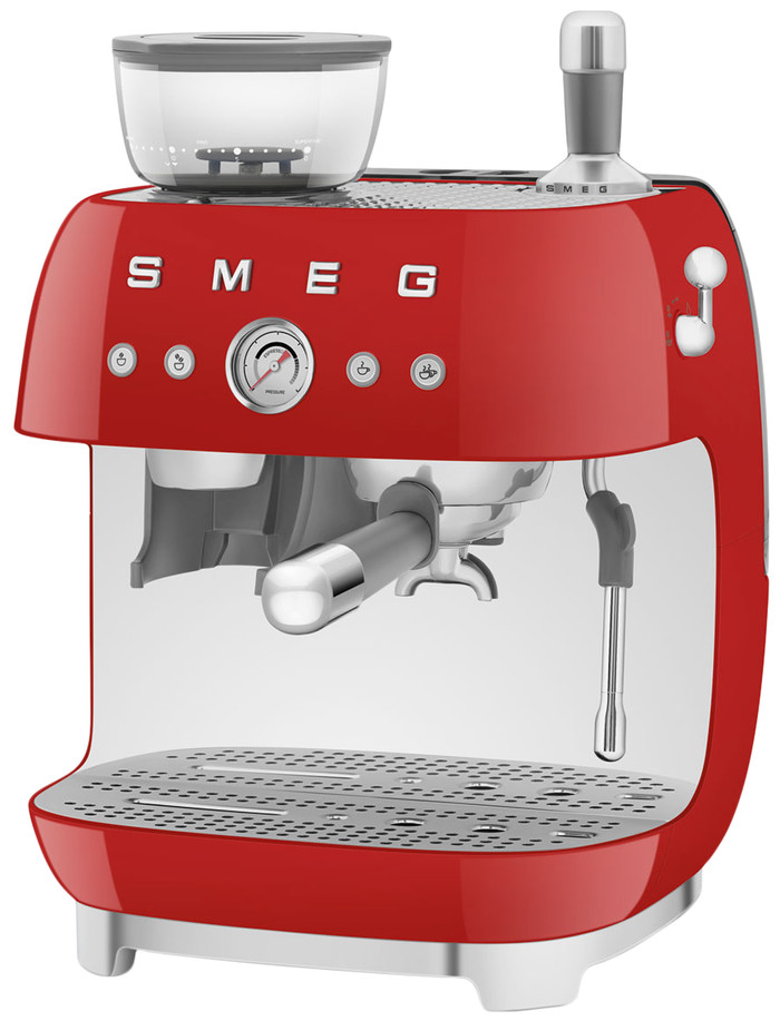 SMEG EGF03RDEU Rot linke seite