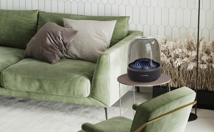 Harman Kardon Aura Studio 4 produkt in gebrauch