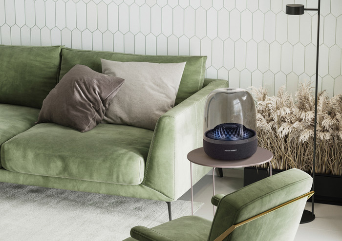 Harman Kardon Aura Studio 4 produkt in gebrauch