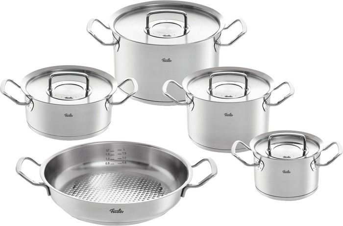 Fissler Original-Profi Collection Topf- und Pfannenset 5-teilig + Servierpfanne 28 cm Main Image