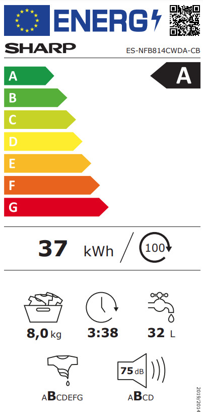 Sharp ES-NFB814CWDA-CB null