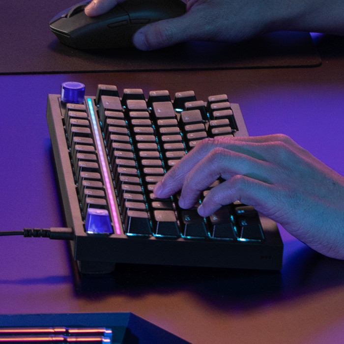 Logitech G316 X 75 Gaming-Tastatur Schwarz Qwertz produkt in gebrauch