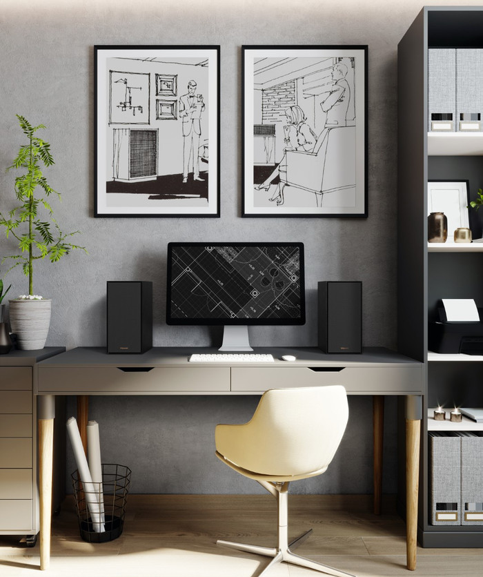 Klipsch R-40PM product in use