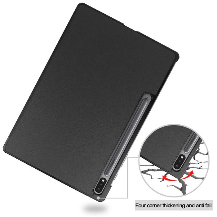 Just in Case Tri-Fold Samsung Galaxy Tab S10 Plus / S9 Plus / S9 FE Plus Book Case Black null