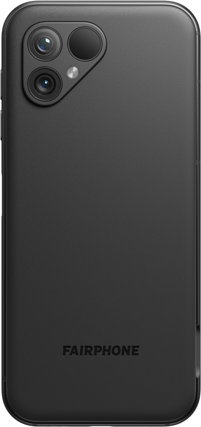 Fairphone 5 256GB Schwarz 5G rückseite