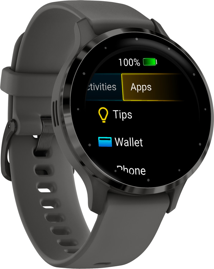 Garmin Venu 3S Schwarz/Grau rechte seite