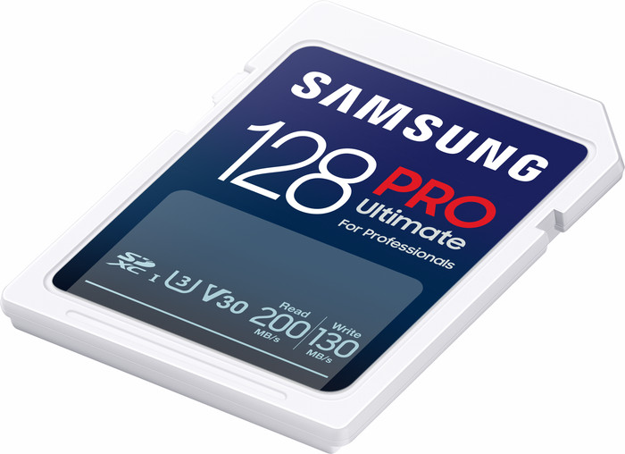 Samsung SDXC PRO Ultimate 128GB 130 MB/s oberseite