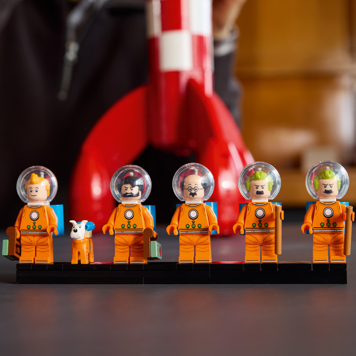 LEGO Ideas Die Mondrakete von Tintin 21367 produkt in gebrauch