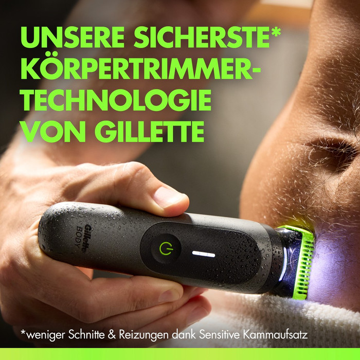 GilletteLabs i7 Body + Intimate produkt in gebrauch