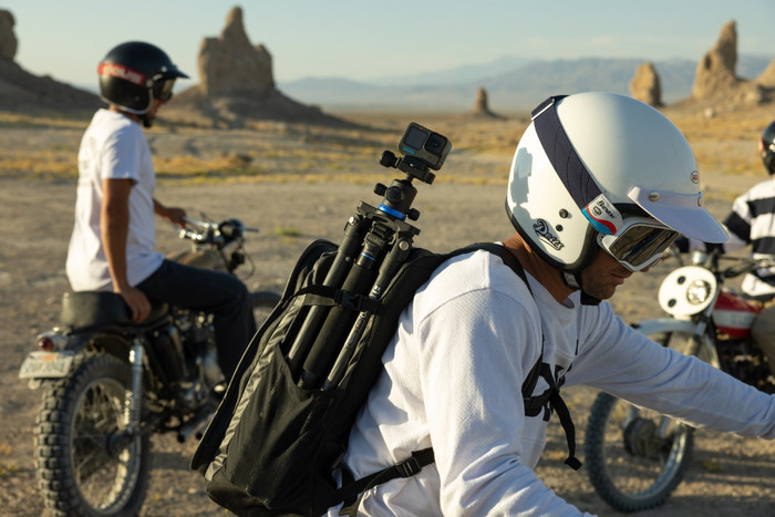 GoPro HERO 12 Ski-Set produkt in gebrauch