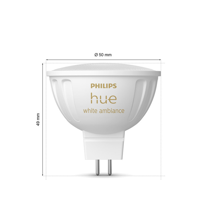 Philips Hue Spot White Ambiance - MR16 - Doppelpack null