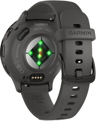 Garmin Venu 3S Schwarz/Grau rückseite