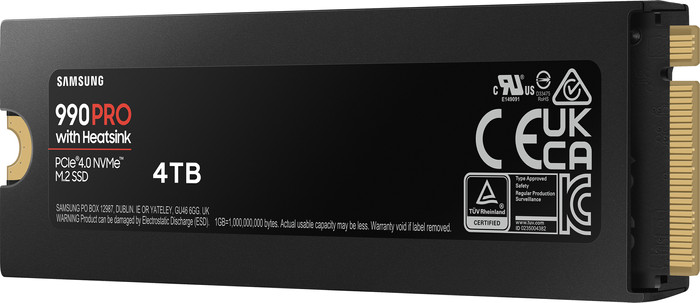内蔵型SSD Samsung 990 PRO with Heatsink 4TB Samsung 990 Pro Heatsink 4TB ab 289,00 € (Oktober 2025