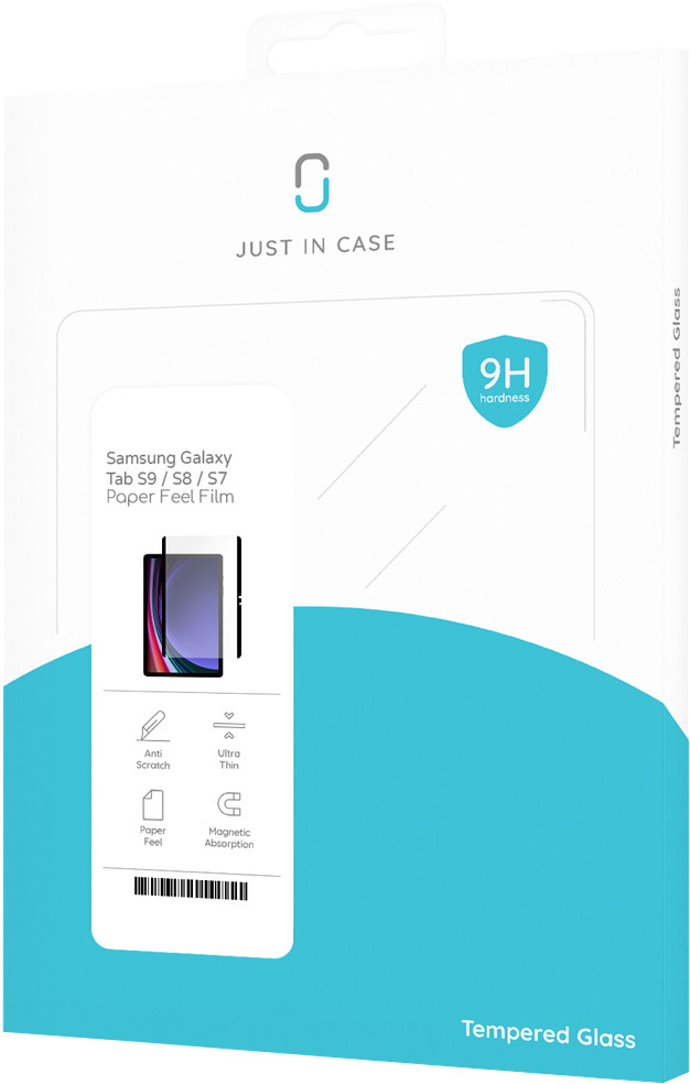 Just in Case Paper Feel Samsung Galaxy Tab S9 / S9 FE / S8 / S7 Displayschutz null