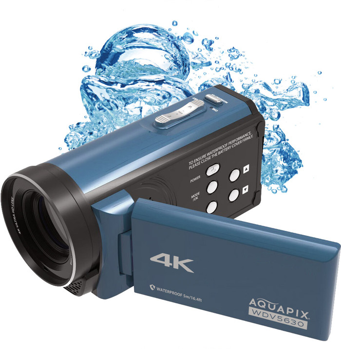 Aquapix WDV5630 Unterwasser-Camcorder Blau null