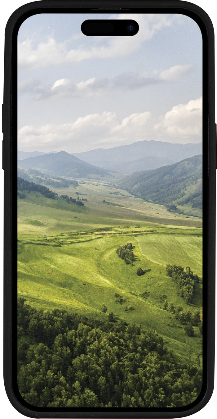 Dbramante1928 Monaco Apple iPhone 15 Back Cover with MagSafe Black front