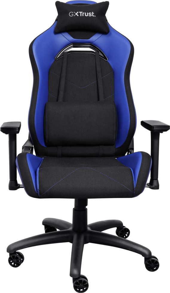 Trust GXT 714 Ruya Gaming-Stuhl Blau vorne