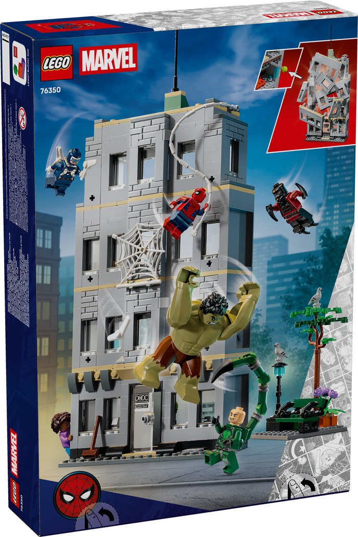 LEGO Marvel Großer Showdown: Spider-Man vs. Hulk 76350 verpackung