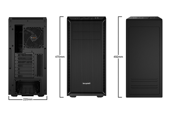 be quiet! PURE BASE 600 Schwarz visueller lieferant