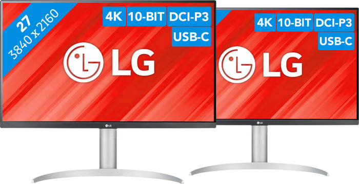 LG 27UP850N-W Doppelpack Main Image