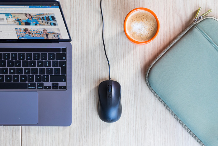 BlueBuilt Filum Kabelgebundene Maus produkt in gebrauch