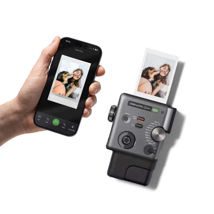 Fujifilm Instax Mini EVO Cinema produkt in gebrauch