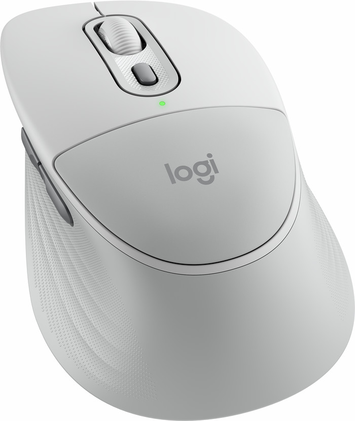 Logitech Signature Comfort Plus M850 L Wireless Mouse Off-White back