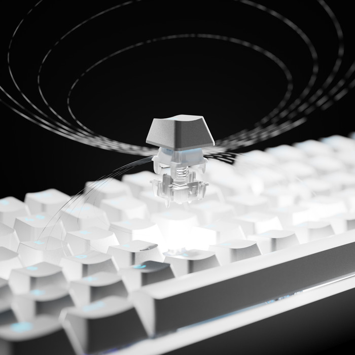 Logitech G PRO X2 RAPID TKL Gaming-Tastatur Weiß Qwertz visueller lieferant
