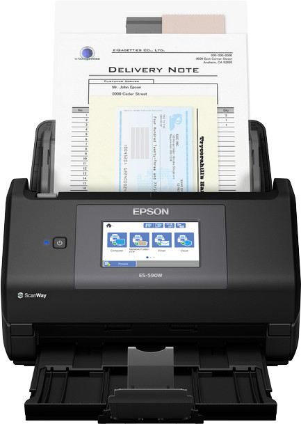Epson WorkForce ES-590W product in use