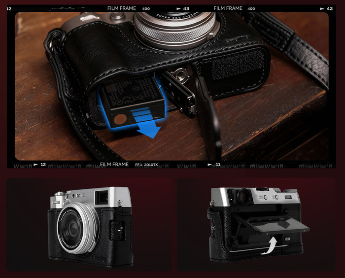 SmallRig 5622 Camera Leather Case Kit for Fujifilm X100VI Black product in use