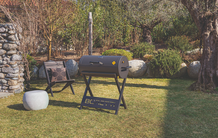 Boretti Barilo 2.0 + Boretti BBQ Abdeckung Barilo produkt in gebrauch