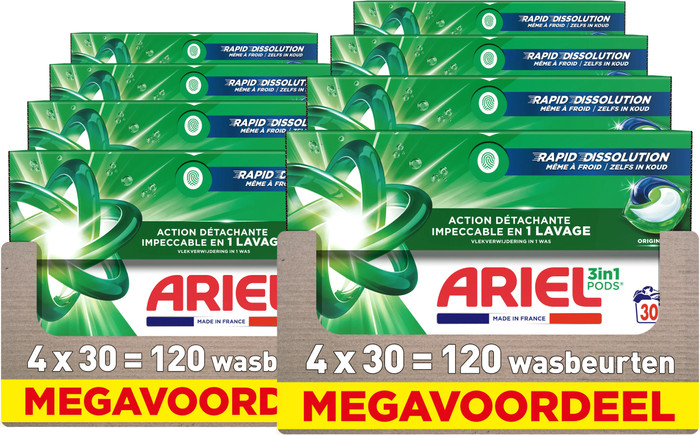 Ariel 3in1 Pods Original - 240 Stück Main Image