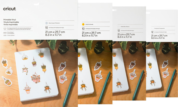Cricut Bedruckbares Vinyl Mehrfarbig A4 44 Blatt Main Image