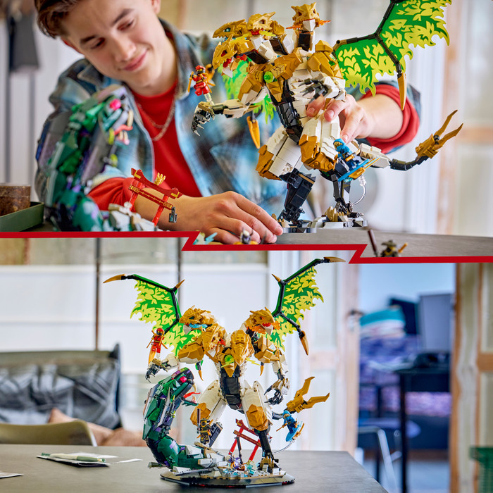 LEGO NINJAGO Ultra Dragon Battle 71872 product in use