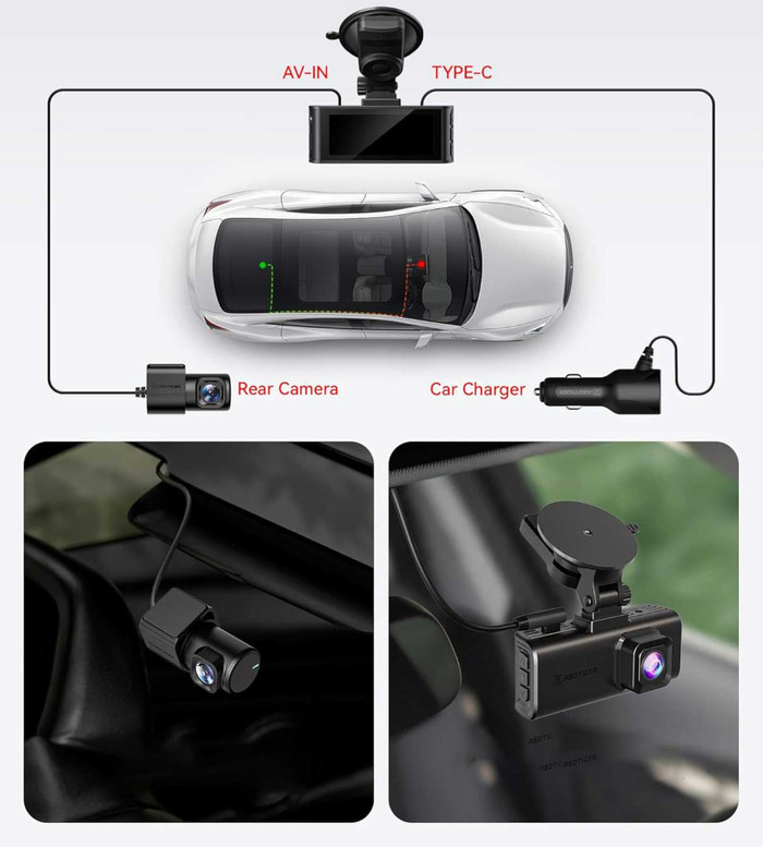 Redtiger F7NP 4K WLAN GPS 2CH 128GB visueller lieferant