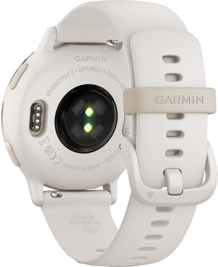 Garmin Vivoactive 5 Creme rückseite
