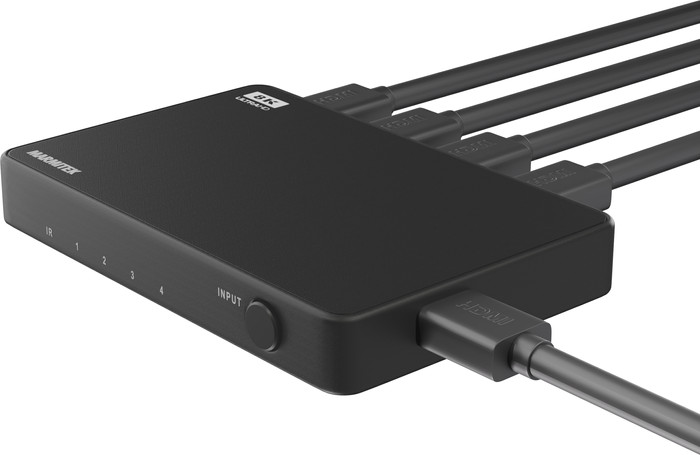 Marmitek Connect 740 UHD 4K 2.1 HDMI Switch produkt in gebrauch