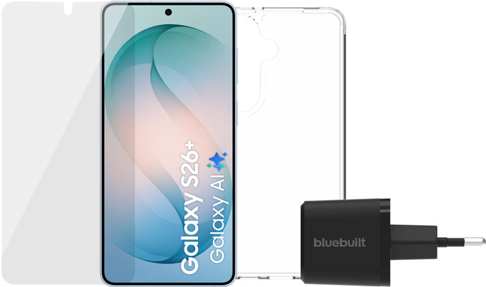 Samsung Galaxy S26 Plus 512GB Light Blue 5G + Complete Accessory Pack Main Image