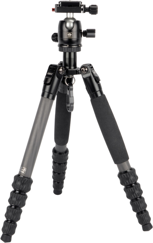 Sirui Traveller 5CX tripod + B-00K ball head front
